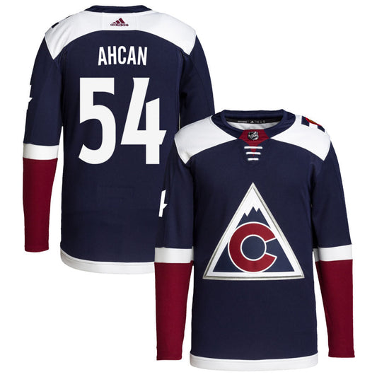 Jack Ahcan Colorado Avalanche adidas 2018/19 Alternate Primegreen Authentic Pro Jersey - Navy