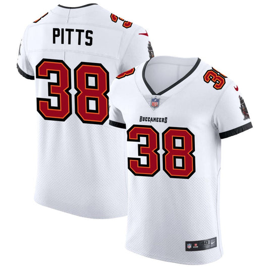 Derrek Pitts Tampa Bay Buccaneers Nike Vapor Elite Jersey - White