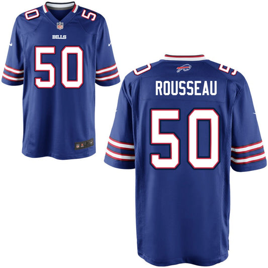 Greg Rousseau Buffalo Bills Nike Youth Game Jersey - Royal