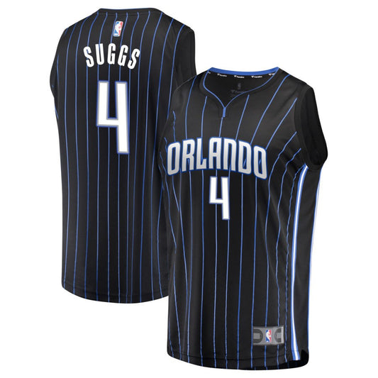 Jalen Suggs Orlando Magic Fanatics Branded Youth Fast Break Replica Jersey Black - Icon Edition