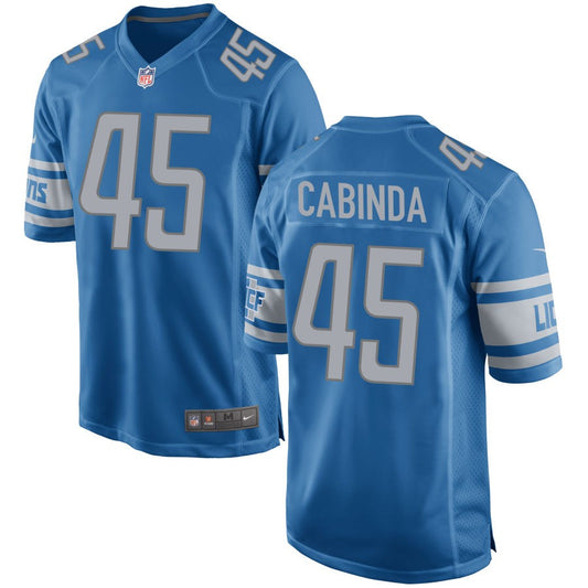 Jason Cabinda Detroit Lions Nike Game Jersey - Blue
