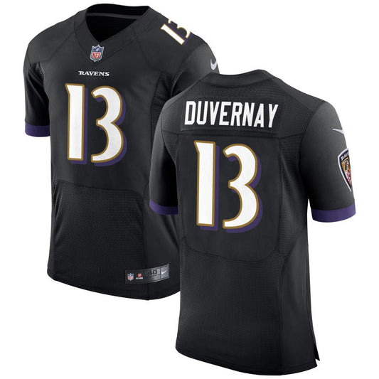 Devin Duvernay Baltimore Ravens Nike Speed Machine Elite Jersey - Black