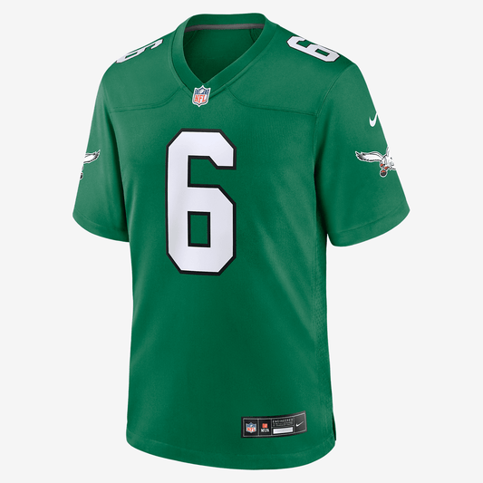 DeVonta Smith Philadelphia Eagles Men's Nike NFL Game Football Jersey - Kelly Green