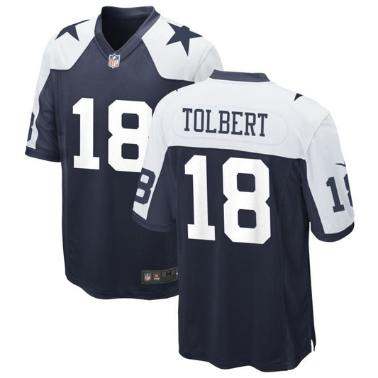 Jalen Tolbert Dallas Cowboys Nike Alternate Game Jersey - Navy