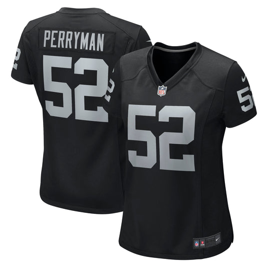 Denzel Perryman Las Vegas Raiders Nike Women's Game Jersey - Black