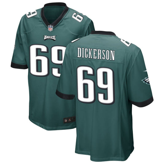 Landon Dickerson Philadelphia Eagles Nike Game Jersey - Midnight Green