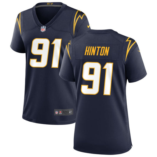 Christopher Hinton Los Angeles Chargers Nike Women's Alternate Game Jersey - Navy