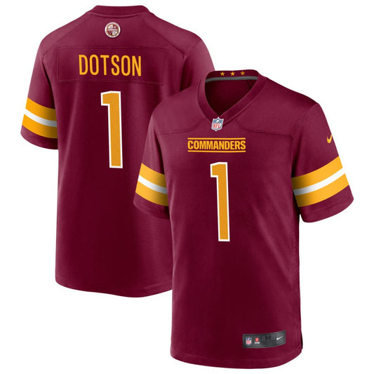 Jahan Dotson Washington Commanders Nike Game Player Jersey - Burgundy