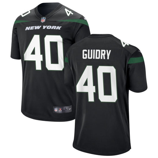 Javelin Guidry New York Jets Nike Youth Game Jersey - Black