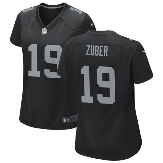 Isaiah Zuber Las Vegas Raiders Nike Women's Game Jersey - Black