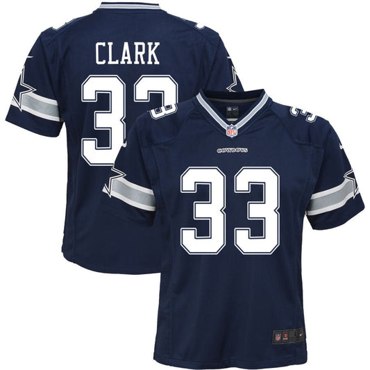 Damone Clark Dallas Cowboys Nike Youth Game Jersey - Navy