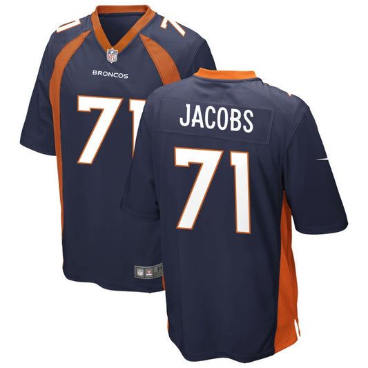 Demontrey Jacobs Denver Broncos Nike Alternate Game Jersey - Navy