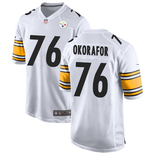 Chukwuma Okorafor Pittsburgh Steelers Nike Game Jersey - White