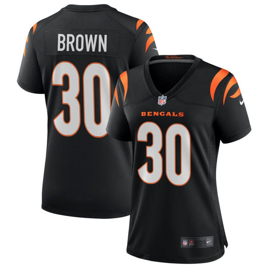 Chase Brown Cincinnati Bengals Nike Women's Game Jersey - Black