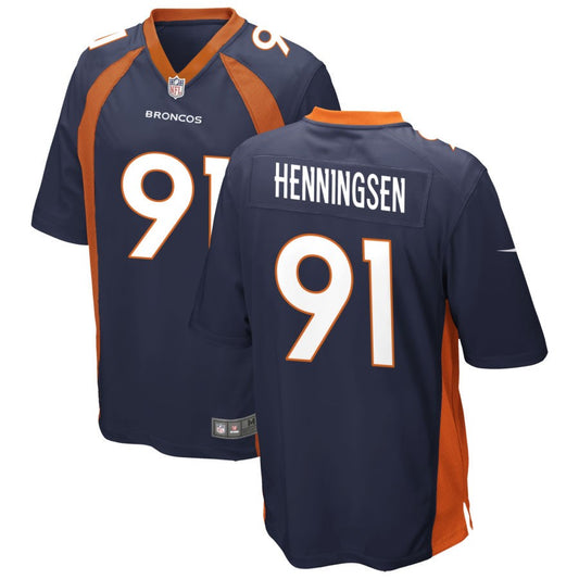 Matt Henningsen Denver Broncos Nike Alternate Game Jersey - Navy