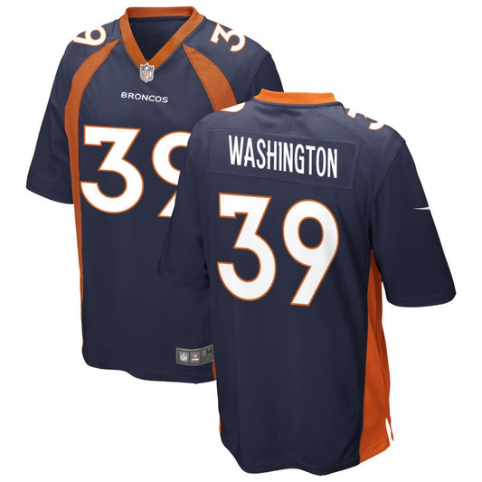 Dwayne Washington Denver Broncos Nike Alternate Game Jersey - Navy