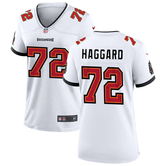 Luke Haggard Nike Tampa Bay Buccaneers Women's Game Jersey - White