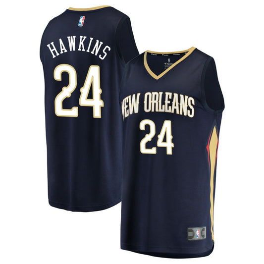 Jordan Hawkins  New Orleans Pelicans Fanatics Branded Youth Fast Break Jersey - Navy - Icon Edition