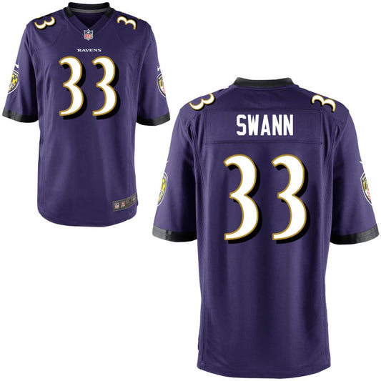 Jordan Swann Baltimore Ravens Nike Youth Game Jersey - Purple