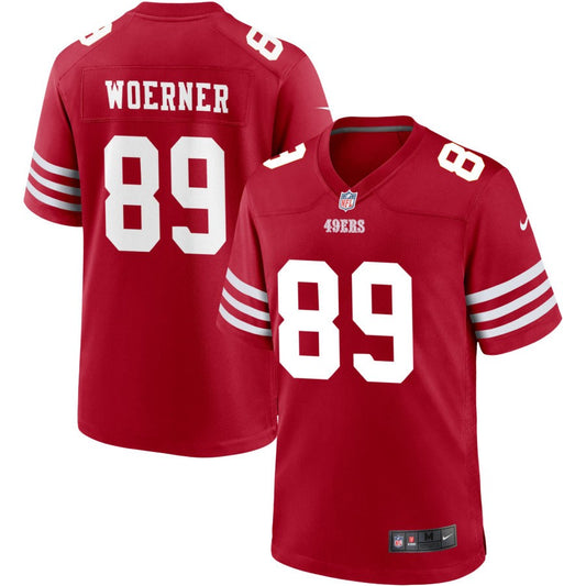 Charlie Woerner San Francisco 49ers Nike Jersey - Scarlet