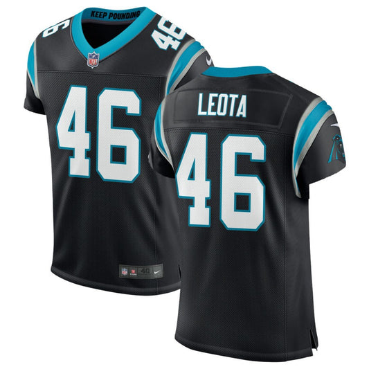 Eku Leota Carolina Panthers Nike Classic Elite Jersey - Black
