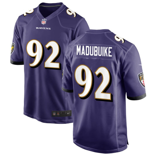 Justin Madubuike Baltimore Ravens Nike Game Jersey - White