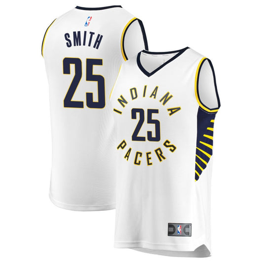 Jalen Smith Indiana Pacers Fanatics Branded Youth Fast Break Replica Jersey White - Association Edition