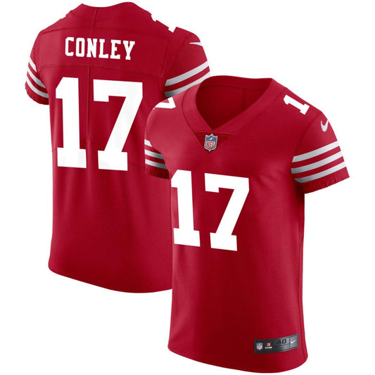 Chris Conley San Francisco 49ers Nike Vapor Elite Jersey - Scarlet