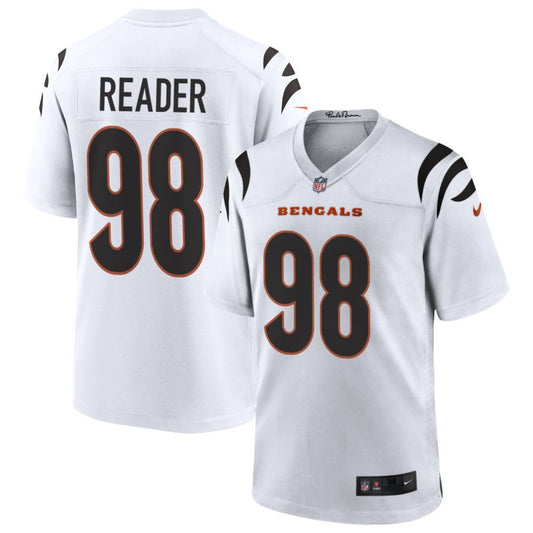 D.J. Reader Cincinnati Bengals Nike Game Jersey - White