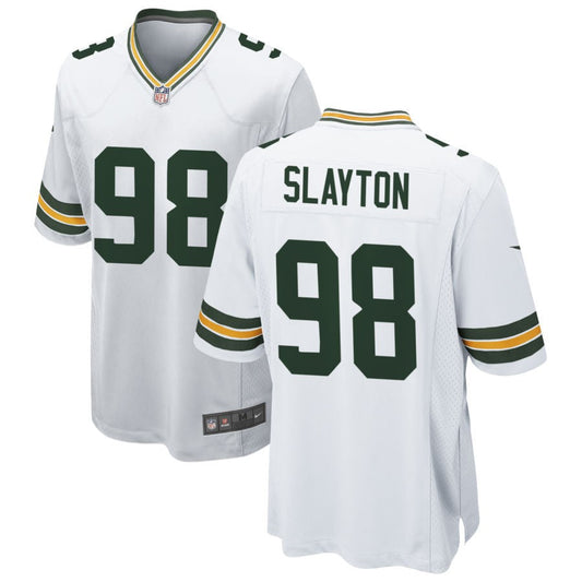 Chris Slayton Green Bay Packers Nike Game Jersey - White