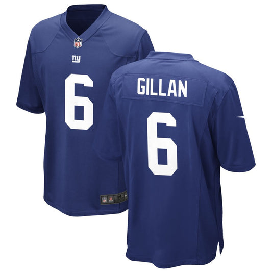 Jamie Gillan New York Giants Nike Game Jersey - Royal