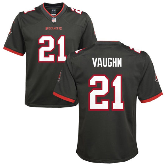 Ke'Shawn Vaughn Tampa Bay Buccaneers Nike Youth Alternate Game Jersey - Pewter