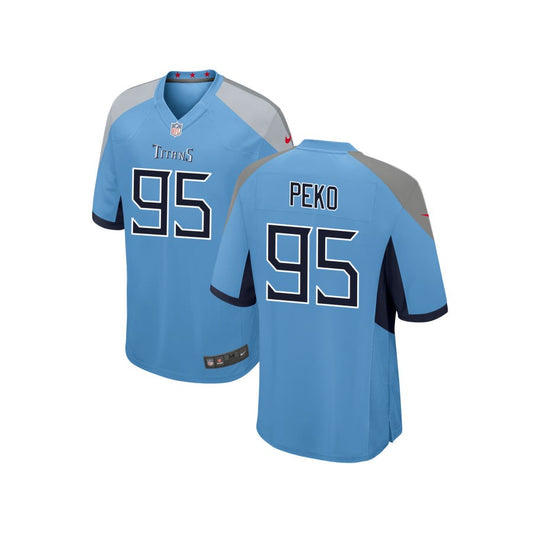 Kyle Peko Tennessee Titans Nike Youth Alternate Game Jersey - Light Blue