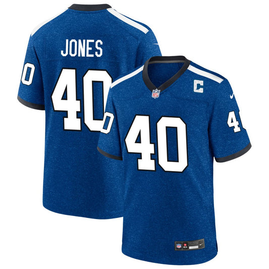 Jaylon Jones  Indiana Nights Indianapolis Colts Nike Alternate Game Jersey - Blue