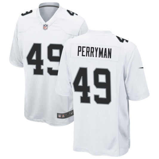 Jordan Perryman Las Vegas Raiders Nike Game Jersey - White