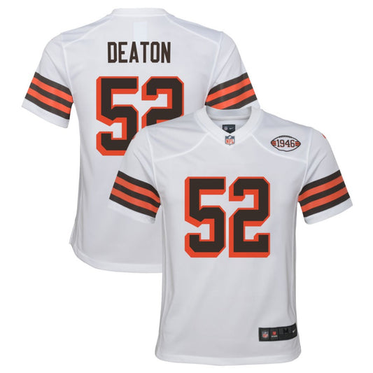 Dawson Deaton Cleveland Browns Nike Youth Alternate Jersey - White
