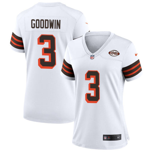 Marquise Goodwin Cleveland Browns Nike Women's 1946 Collection Alternate Jersey - White