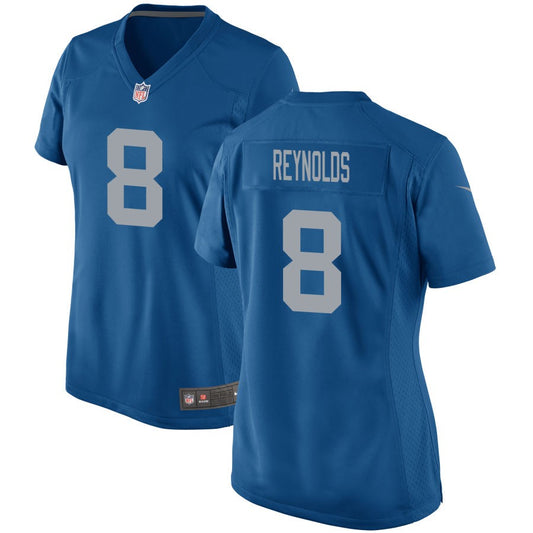 Josh Reynolds Detroit Lions Nike Women's Throwback Game Jersey - Blue