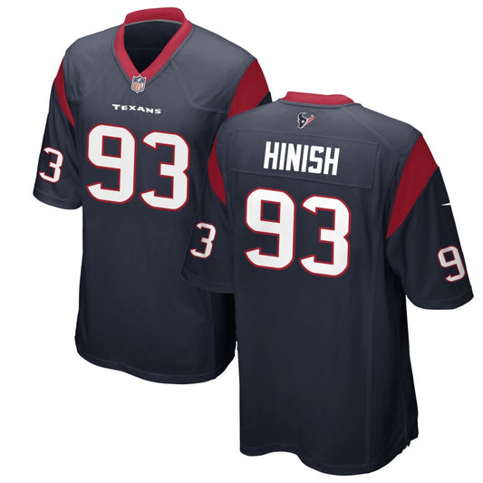 Kurt Hinish Houston Texans Nike Game Jersey - Navy