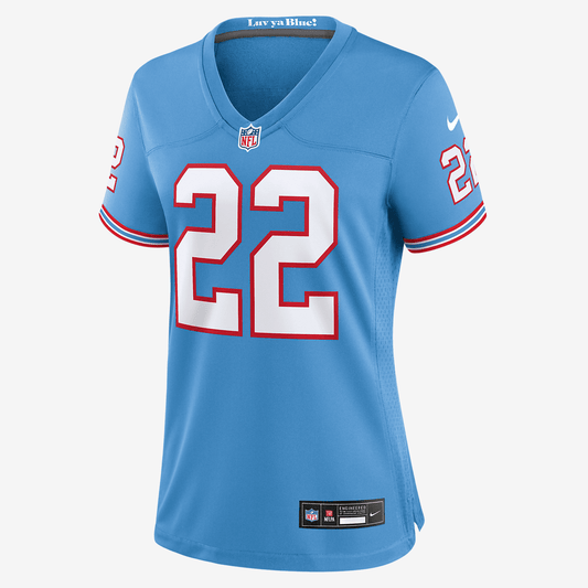 Derrick Henry Tennessee Titans Women's Nike NFL Game Football Jersey - Light Blue