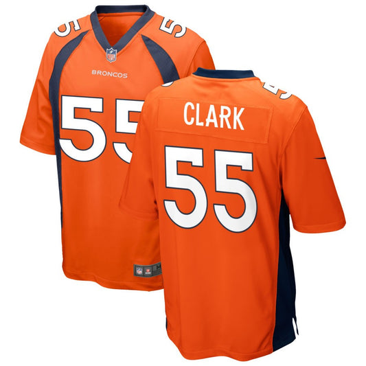 Frank Clark Denver Broncos Nike Game Jersey - Orange