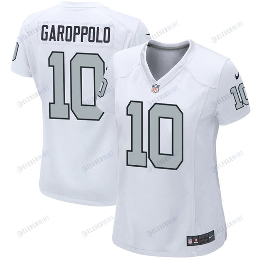 Jimmy Garoppolo 10 Las Vegas Raiders Alternate Game Women Jersey - White