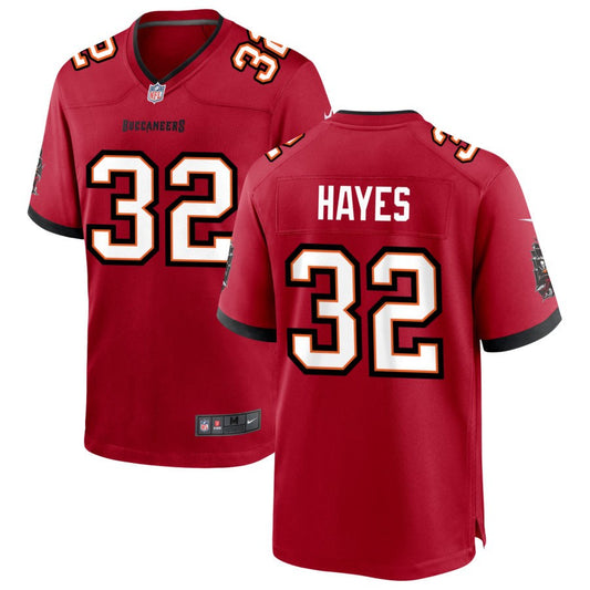 Josh Hayes Nike Tampa Bay Buccaneers Game Jersey - Red