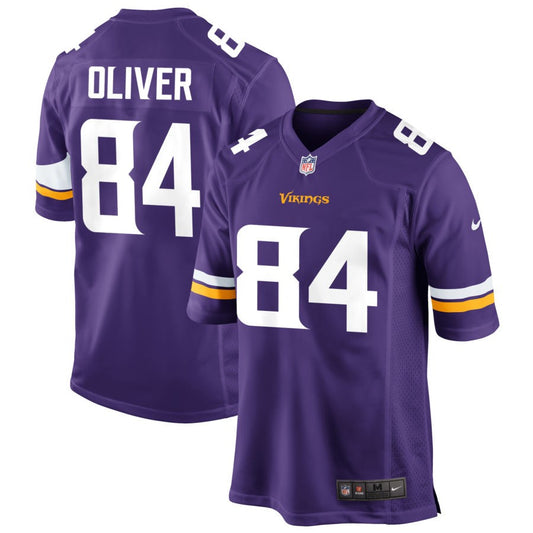 Josh Oliver Minnesota Vikings Nike Game Jersey - Purple