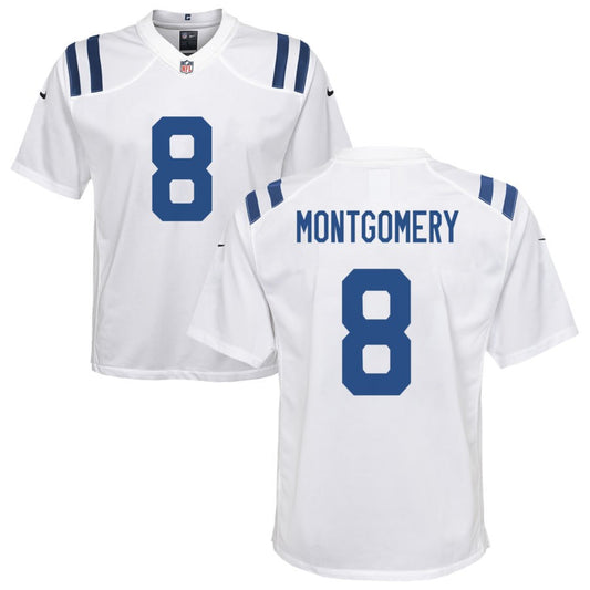 D.J. Montgomery Nike Indianapolis Colts Youth Game Jersey - White