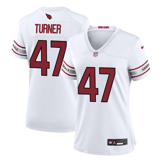 Ezekiel Turner Arizona Cardinals Nike Women's Game Jersey - White