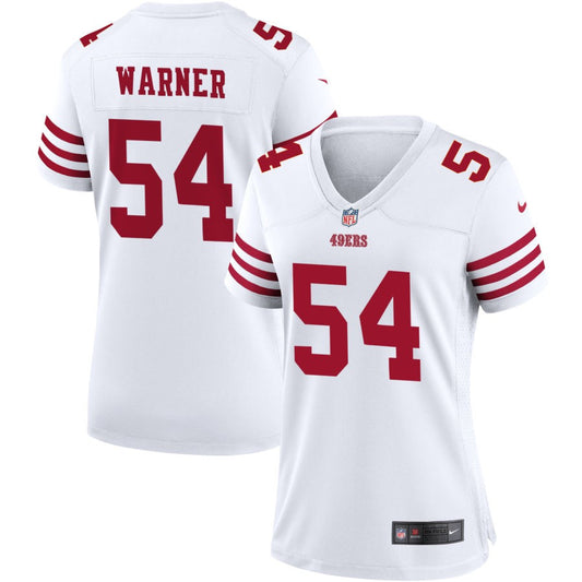 Fred Warner San Francisco 49ers Nike Women's Game Jersey - White