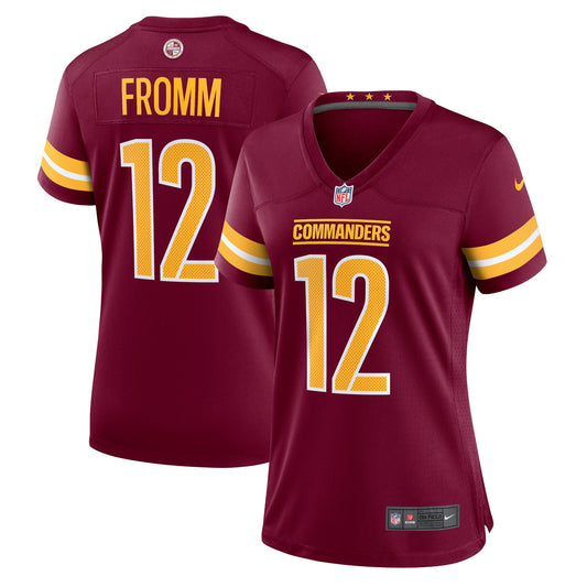 Jake Fromm Washington Commanders Nike Women's Home Game Player Jersey - Burgundy