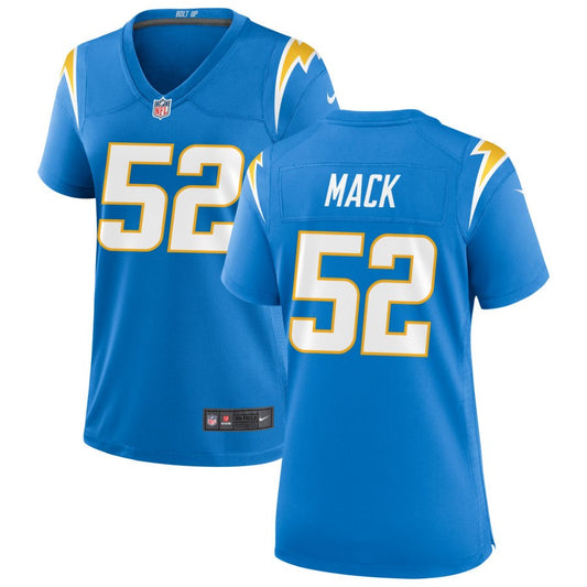 Khalil Mack Los Angeles Chargers Nike Women's Game Jersey - Powder Blue