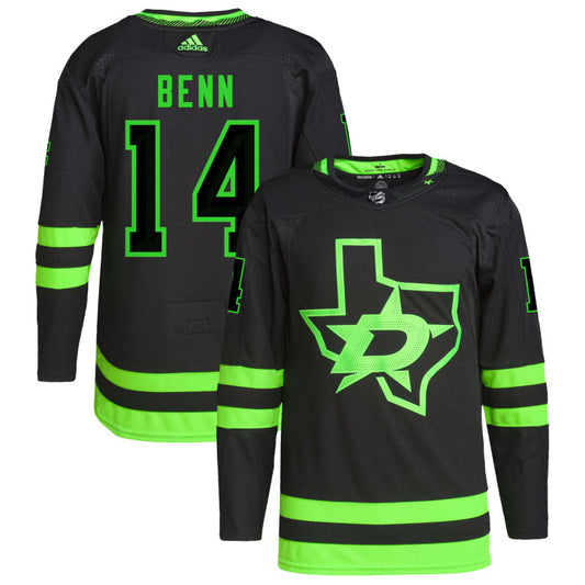 Jamie Benn Dallas Stars adidas Alternate Primegreen Authentic Pro Jersey - Black